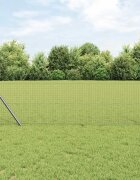 vidaXL Заварена мрежа ограда 1000 x 60 см Сив