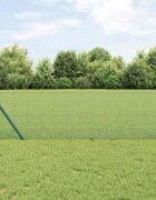 vidaXL Заварена мрежа ограда 2500 x 60 см Зелен