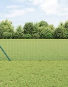 vidaXL Заварена мрежа ограда 2500 x 60 см Зелен