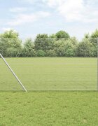 vidaXL Заварена мрежа ограда 5000 x 140 см Сребрист