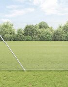 vidaXL Заварена мрежа ограда 5000 x 150 см Сребрист