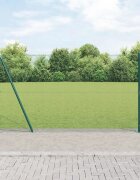 vidaXL Заварена мрежа от тел с бетонен основание 50 x 12 m