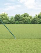 vidaXL Заварена мрежа с шипове 10 x 12 м PVC покрита стомана Зелено