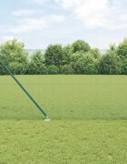 vidaXL Заварена мрежа с шипове 100 x 1 м PVC покрита стомана Зелено