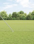 vidaXL Заварена мрежа с шипове 25 x 12 м Поцинкована стомана Мрежа