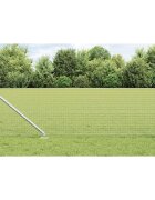 vidaXL Заварена мрежа с шипове 50 x 04 м Поцинкована стомана Мрежа