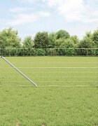 vidaXL Заварена мрежа с шипове 50 x 08 m Поцинкована стомана Мрежа