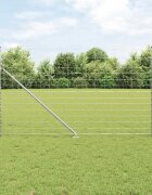 vidaXL Заварена мрежа с шипове 50 x 12 m Поцинкована стомана Мрежа