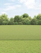 vidaXL Заварена телена ограда с колове 10 x 15 m Поцинкована стомана