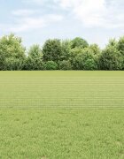vidaXL Заварена телена ограда с колове 100 x 05 м Поцинкована стомана
