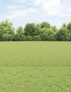 vidaXL Заварена телена ограда с колове 100 x 08 м Сиво Мрежа