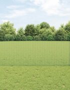 vidaXL Заварена телена ограда с колове 25 x 1 m Поцинкована стомана