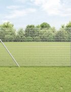 vidaXL Заварена телена ограда за фиксиране на земята 10 x 14 м Мрежа