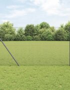 vidaXL Заварена телена ограда за фиксиране на земята 50 x 12 m Сиво