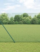 vidaXL Заварена телена ограда за фиксиране на земята 50 x 14 м Зелено