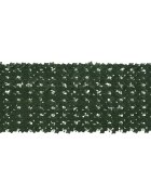 vidaXL Завеса за балкон с листа Тъмнозелено 200 x 75 cm