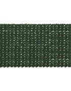 vidaXL Завеса за балкон с листа Тъмнозелено 300 x 150 cm