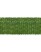 vidaXL Завеса за балкон с листа Зелен и жълт 300 x 100 cm