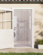 vidaXL Завеса за врата прозрачна 200x16 мм 50 м PVC