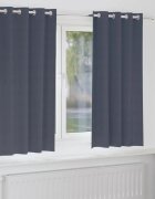 vidaXL Завеси за затъмняване с пръстени 2 бр. Антрацит 175 x 140 см