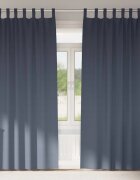 vidaXL Завеси за затъмняване с пръстени 2 бр. Антрацит 225 x 140 см