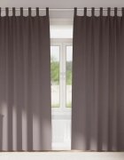 vidaXL Завеси за затъмняване с пръстени 2 бр. Тъмен кафяв 260 x 140 см
