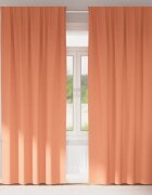 vidaXL Завеси за затъмняване с пръстени 2 бр. Теракота 225 x 140 см