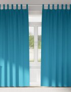 vidaXL Завеси за затъмняване с пръстени 2 бр. Тюркоаз 225 x 140 см