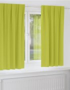 vidaXL Завеси за затъмняване с пръстени 2 бр. Зелено 175 x 140 см