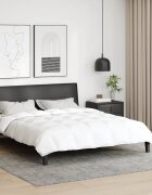 vidaXL Завивка 240 x 220 cm Пролет Есен Перо Бяло Дишащo
