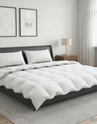 vidaXL Завивка FULDA 200 x 240 cm 4 сезона 210 GSM 90% гъши пух Бяло