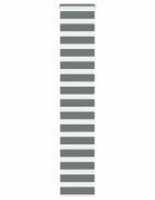 vidaXL Зебра щора тъмносива 40x230 см ширина на плата 359 см полиестер
