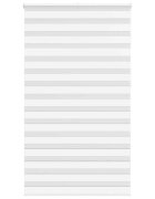 vidaXL Зеброва щора бял 120x230 см ширина на плата 1159 см полиестер