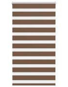 vidaXL Зеброва щора кафяв 70x150 см ширина на плата 659 cm полиестер