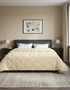 vidaXL Зимен юрган 200 x 200 cm Зима Крем Дишащo