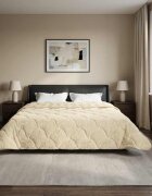vidaXL Зимен юрган 200 x 220 cm Зима Крем Дишащo