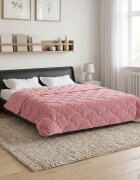 vidaXL Зимен юрган 200 x 220 cm Зима Розово Дишащo