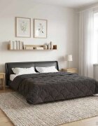 vidaXL Зимен юрган 200 x 240 cm Зима Антрацит Дишащo