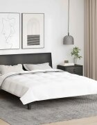 vidaXL Зимен юрган 200 x 240 cm Зима Перо Бяло Дишащo