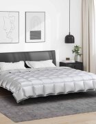 vidaXL Зимен юрган 240 х 260 см 450 gsm Сребрист