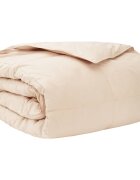 vidaXL Зимен юрган Бежово 155 x 220 cm 100% натурален капок