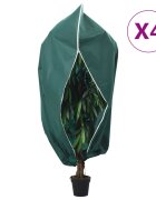 vidaXL Зимни покривала за растения с цип 4 бр 70 г/м² 314x25 м
