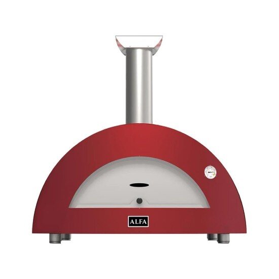 Alfa Фурна за пица на дърва Moderno 2 Pizze Red -