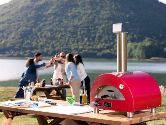Alfa Газова фурна за пица Moderno 1 Pizze Red -