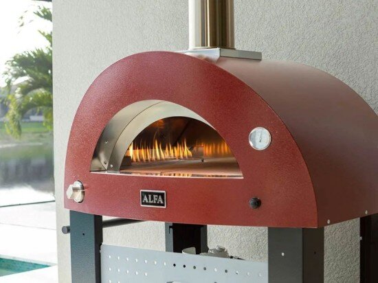 Alfa Газова фурна за пица Moderno 2 Pizze червена -
