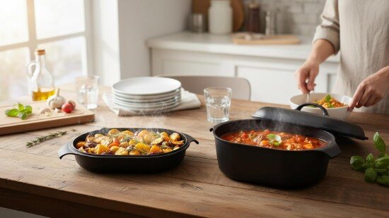 AMT Gastroguss Капак с грил повърхност за тава за печене алуминий 32 x 22 см - AMT