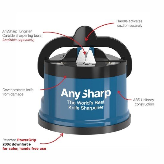 AnySharp Острилка за ножове "Premium" Blue -