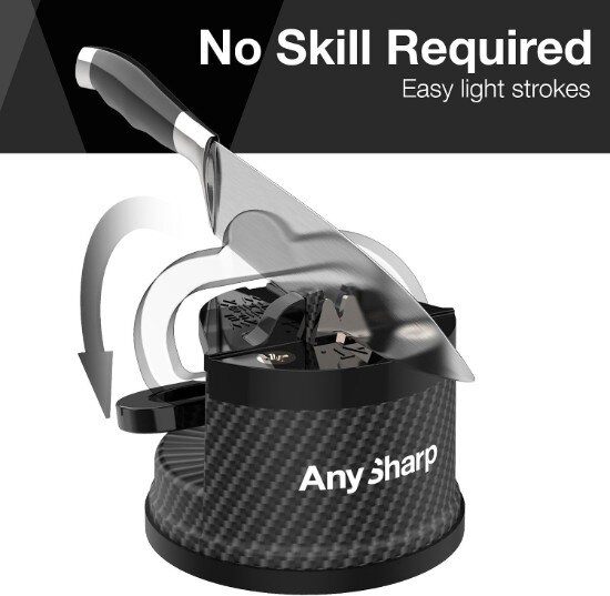 AnySharp Точилка за ножове "Premium" Carbon Fibre -