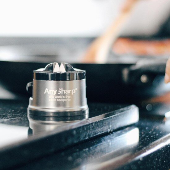 AnySharp Точило за ножове "Pro" Brushed Metal -