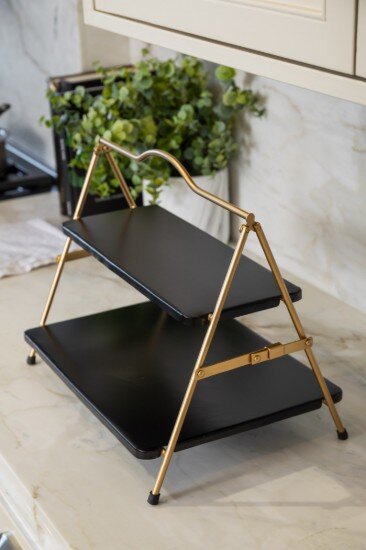 Artesa Двуетажна метална поставка за сервиране 395 x 26 x 345 см -